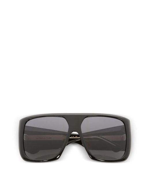 Victoria Beckham Gray Oversized Square-Frame Sunglasses