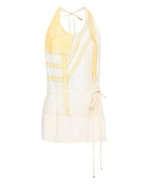 Lemaire White X Philippe Weisbecker Apron Top