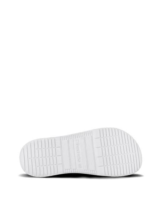 Barebarics White Zing Panelled Perforated Barefoot Sneakers