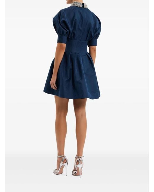 Rebecca Vallance Blue Cielo Minikleid