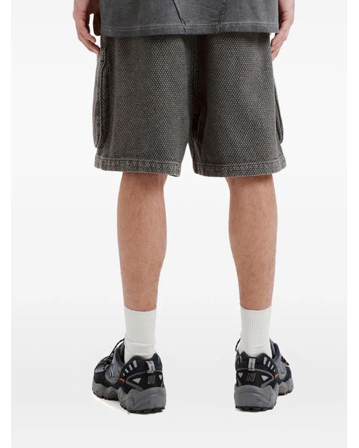 FIVE CM Gray Drawstring-Fastening Shorts for men