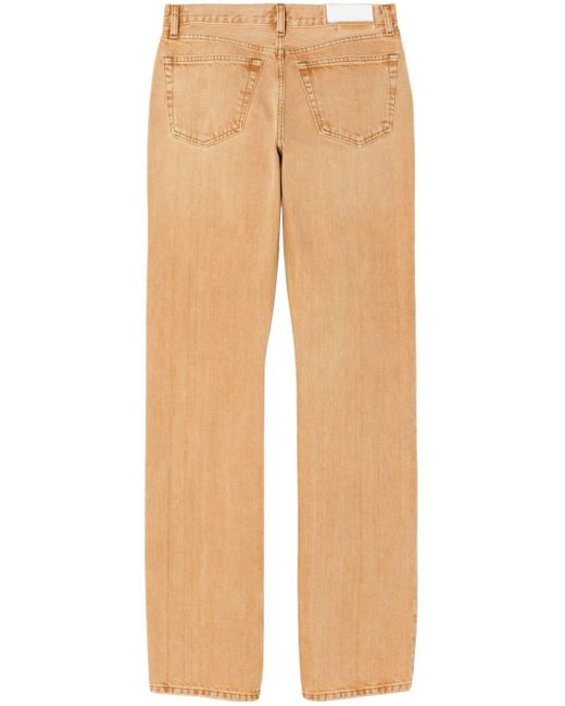 Re/done Straight Jeans in het Natural
