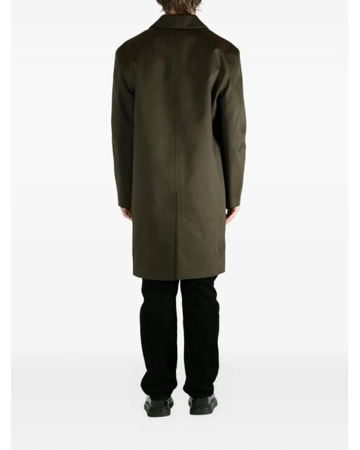 メンズ Saint Laurent Buttoned Flap-pocket Coat Green