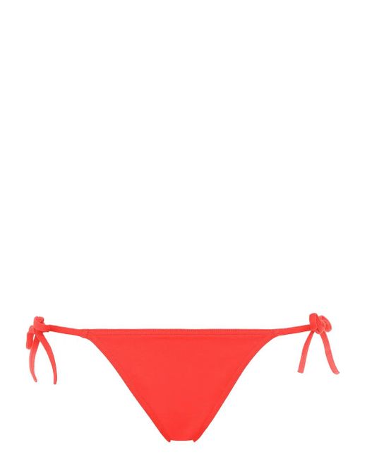 Eres Red Malou Side-Tie Bikini Bottoms