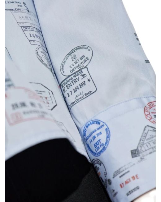 Vetements プリント シャツ Blue
