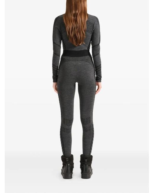 Fusalp Black Legging Seamela À Design Bicolore