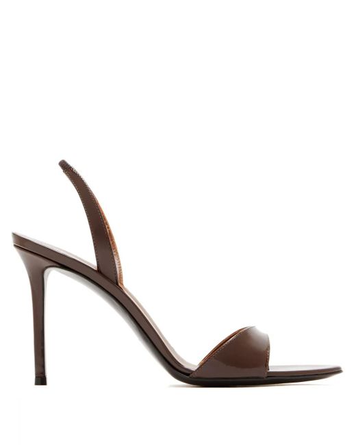 Giuseppe Zanotti Metallic 90Mm Slingback Stiletto Sandals