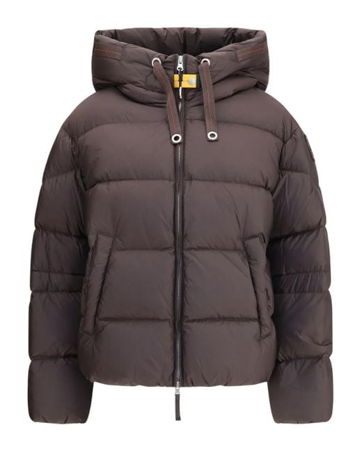 Parajumpers Donsjack Met Capuchon in het Brown