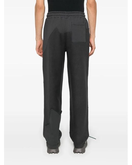 Objects IV Life Black Thought Bubble Panelled Track Pants