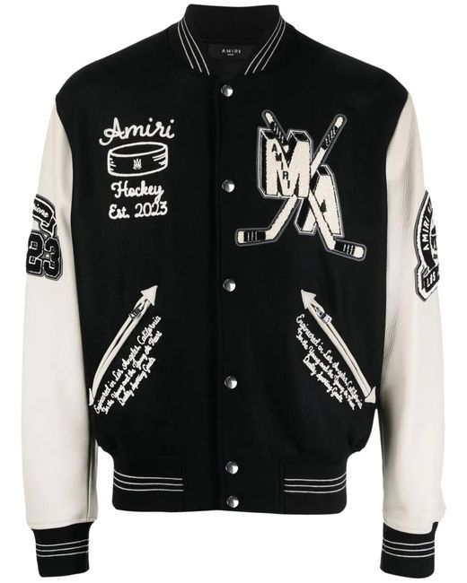 Amiri Black Wool Jacket for men