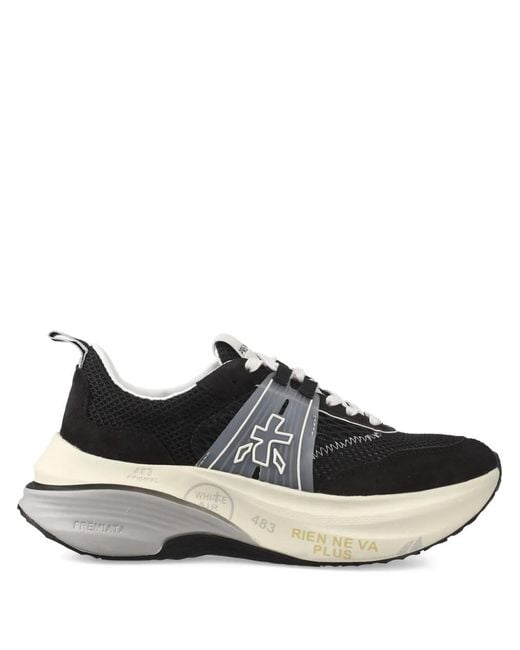 Baskets Hill Premiata en coloris Black