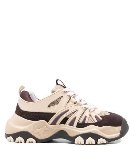 Patrizia Pepe Natural Leather Running Sneakers