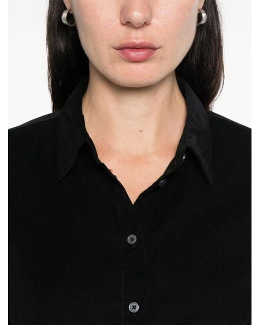 Marc O' Polo Black Chemise En Velours Côtelé