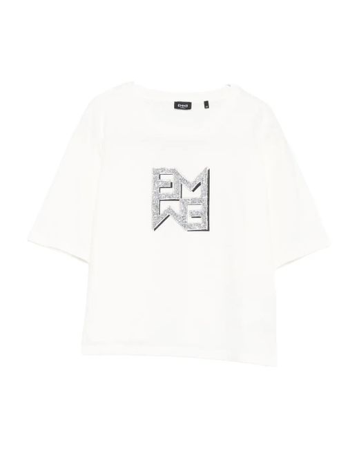 Marella ロゴ Tシャツ White