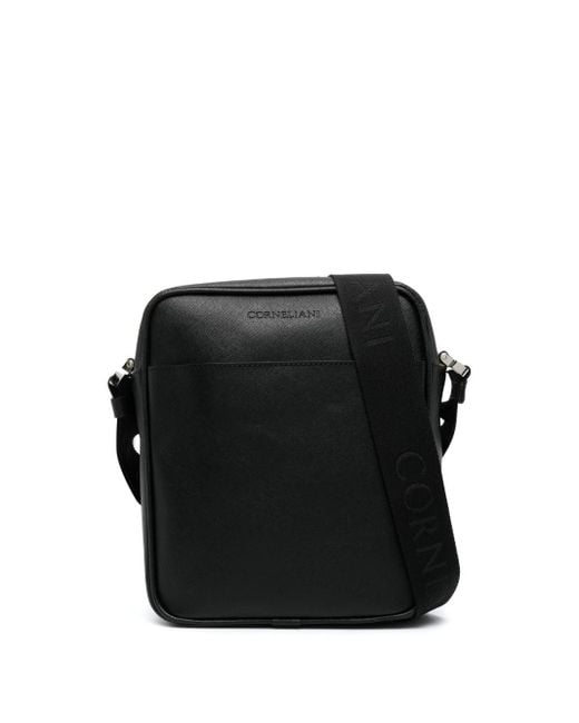 Corneliani Leather Satchel Bag in Black for Men | Lyst Canada