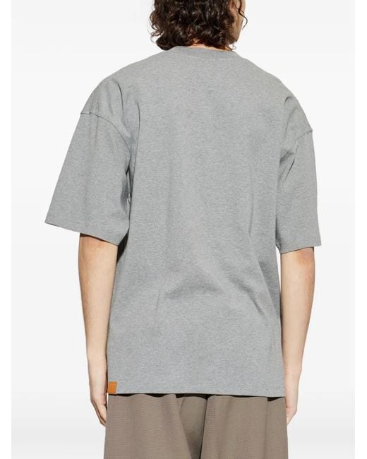 DARKPARK Gray Mick Cotton T-Shirt for men