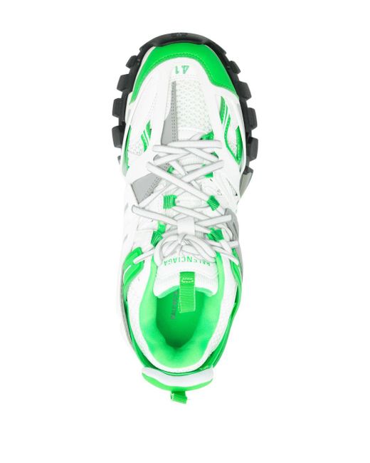 Sneakers Track a strati di Balenciaga in Green da Uomo