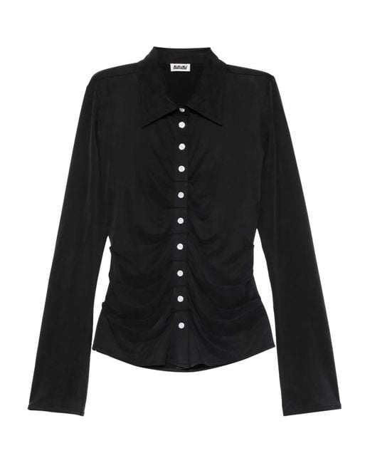 Camicia Simone di AVAVAV in Black