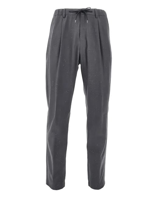 メンズ Herno Resort タックパンツ Gray