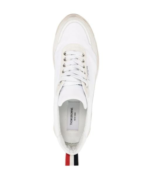 Thom Browne White Alumni Sneaker