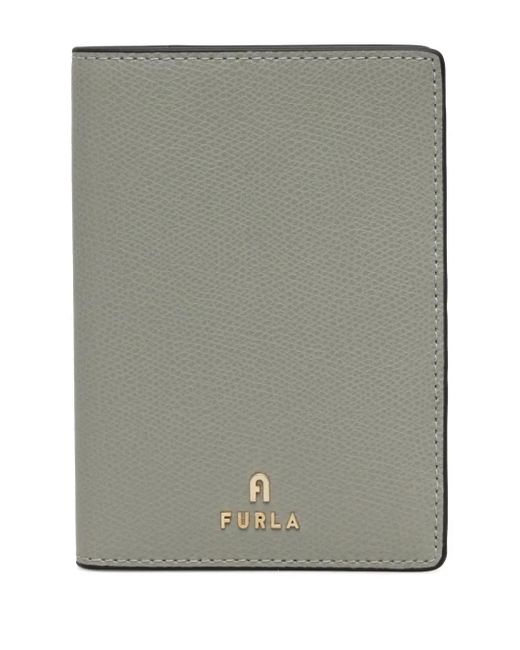 Furla Gray Camelia Passport Holder