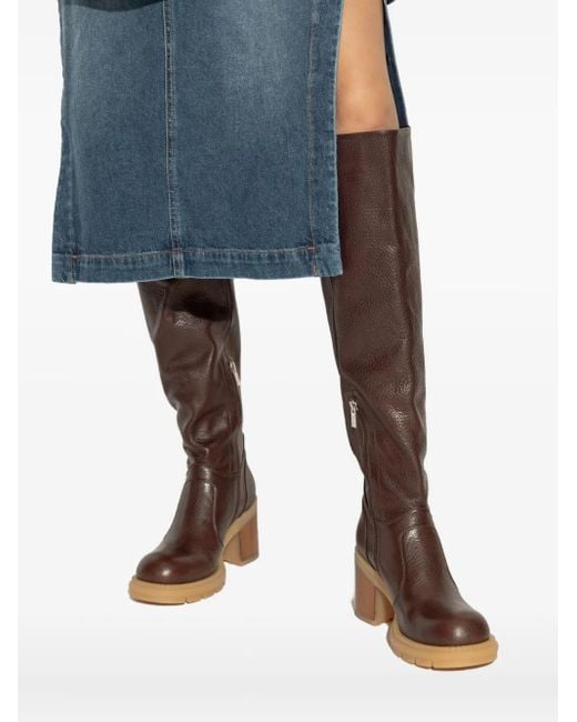 Agl Attilio Giusti Leombruni Brown Stiefel 85mm