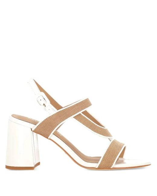 Sandales À Brides Et À Talon Bruno Premi en coloris Natural