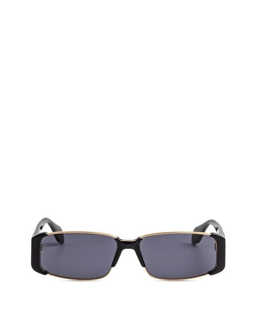Gigi Studios Black Viana Rectangle Frame Sunglasses
