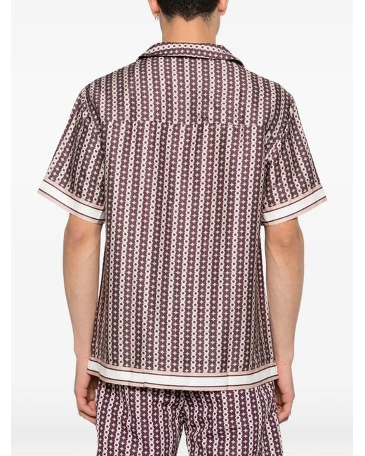 CHE Pink Pressoa Printed Shirt for men