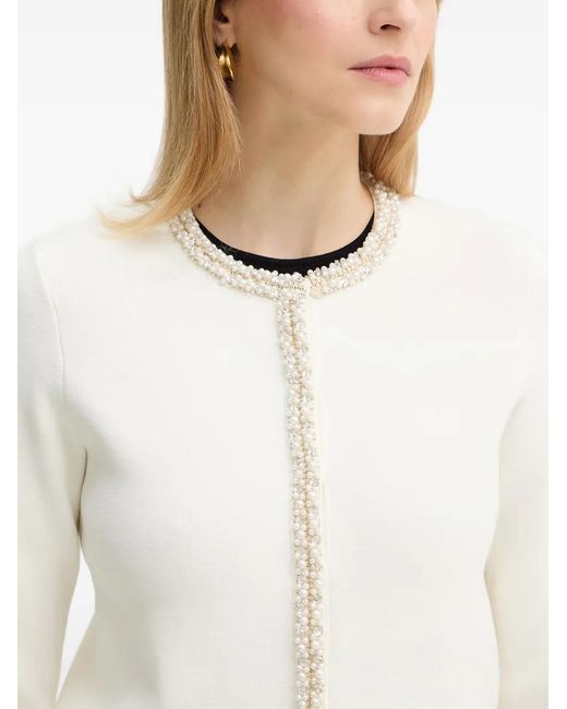 Guess White Strick Mit Perlen