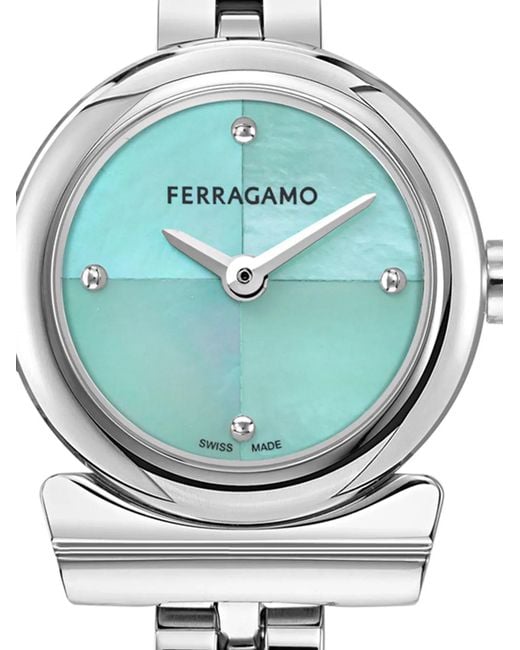 Ferragamo Blue Gancini 22.5Mm Watch