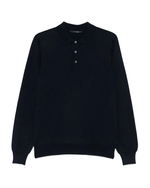 Tagliatore Blue Polo Palmer for men