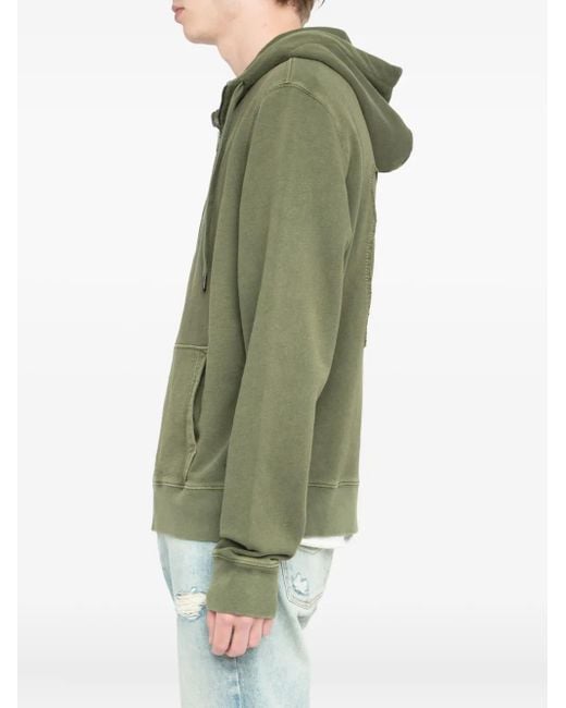 Zadig & Voltaire Alex Skull XO Used hoodie in Green für Herren