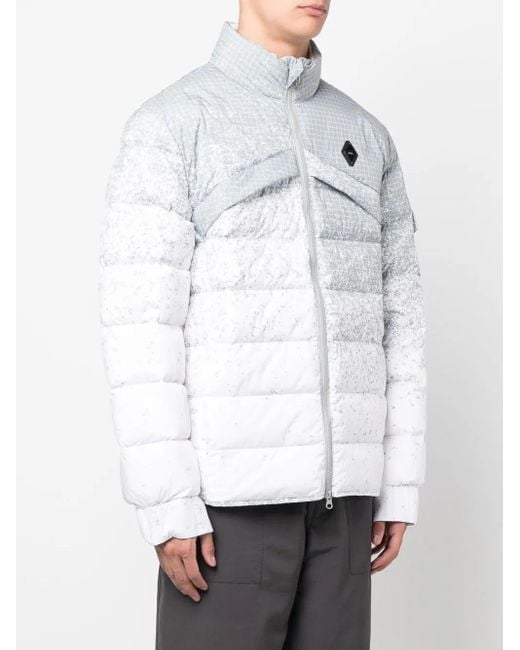 A_COLD_WALL* White * - Logo Printed Padded Jacket for men