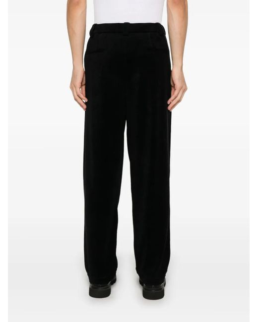 Giorgio Armani Black Tapered Trousers for men