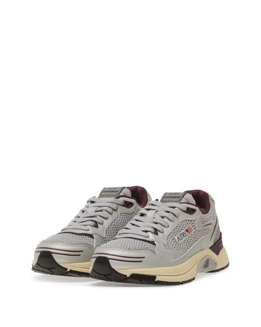 Autry White Hyperway Sneakers for men