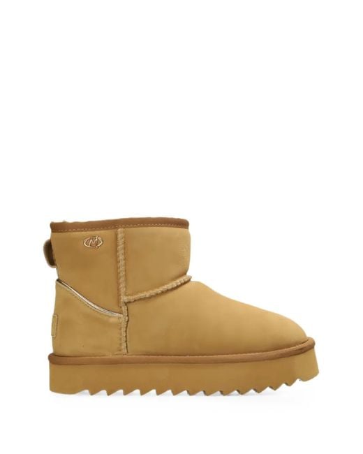 Mexx Brown Suede Platform Boots