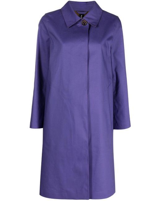 Mackintosh Purple Banton Waterproof Raincoat