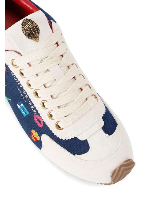 Kurt Geiger Blue Islington Sneakers