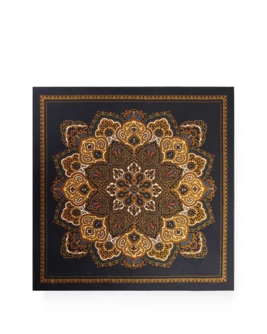 Sandro Brown Paisley-Print Scarf