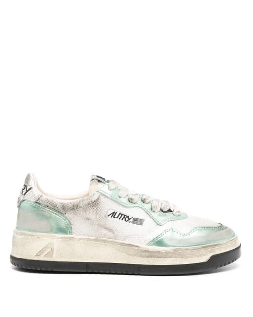 Autry White Medalist Super Vintage Sneakers