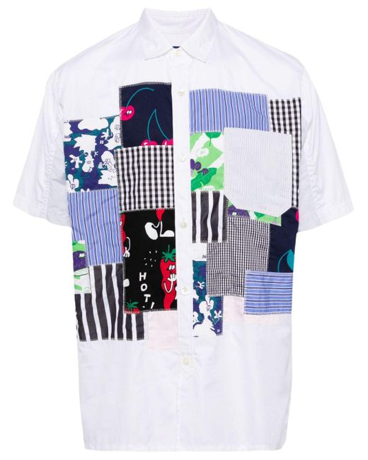 Junya Watanabe White X Lousy Livin Patchwork Shirt for men