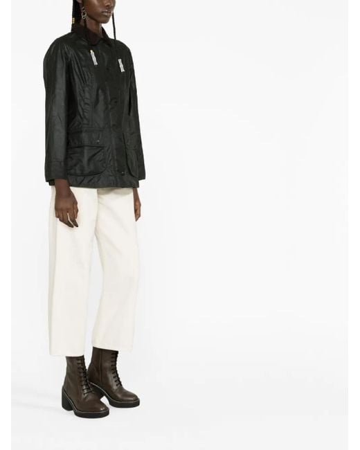 Barbour Black Beadnell Wax Jacket