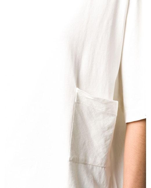 Tanaka White Boxy-fit T-shirt