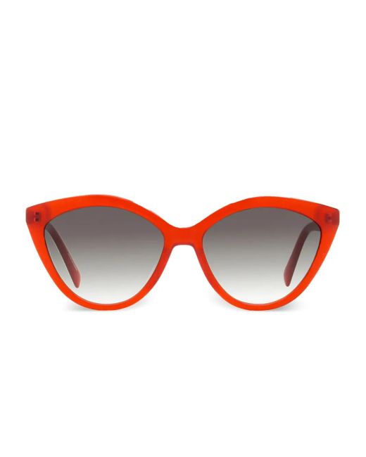 Longchamp Red Cat-Eye Sunglasses