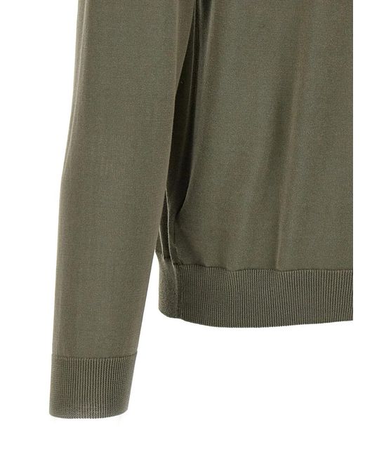 Pull En Coton Zanone pour homme en coloris Green