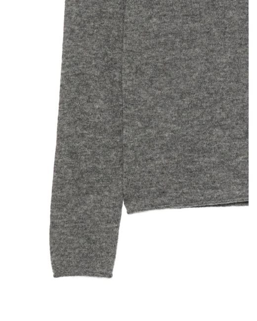 Philo-Sofie Cashmere Gray Fine-Knit Top
