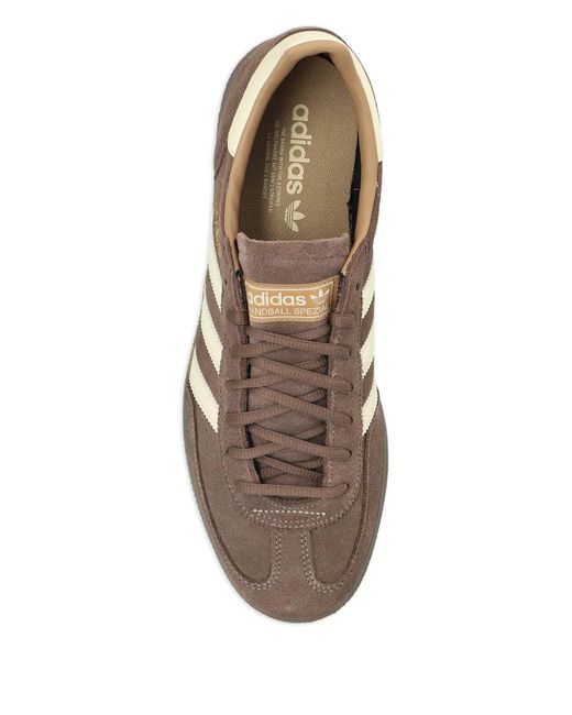 Adidas Brown Stripes Leather Trainers