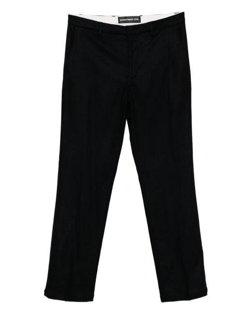 Department 5 Black Pantalon À Coupe Droite for men