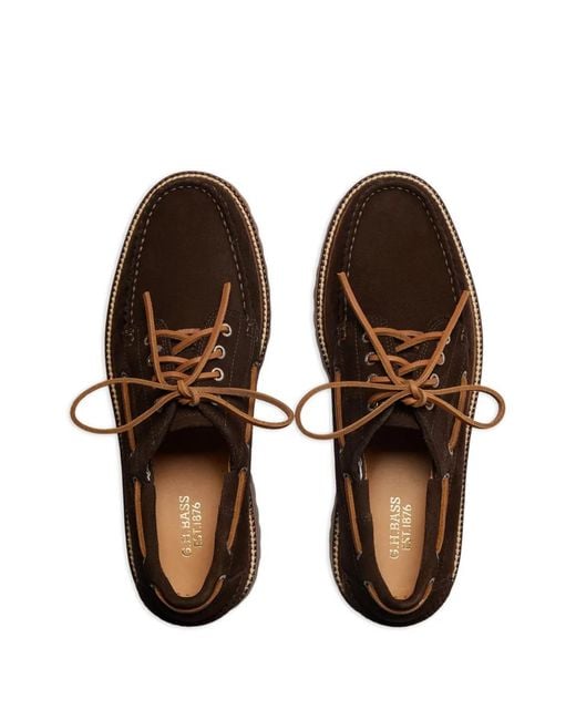 G.H.BASS Brown Ranger Camp Moccasins for men